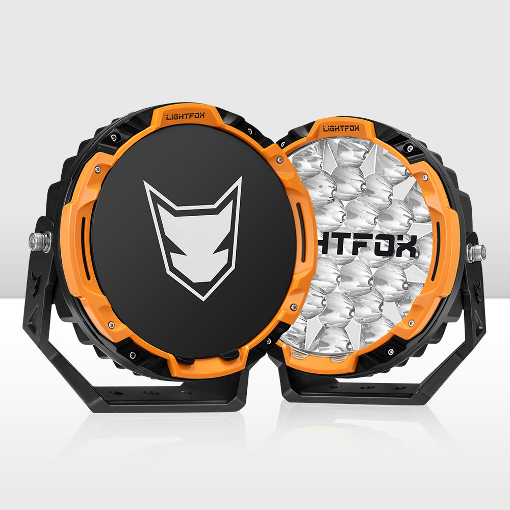 ไฟขับเคลื่อน LED Lightfox ขนาด 9 นิ้ว ความสว่าง 1 ลักซ์ ที่ระยะ 1,655 เมตร มาตรฐาน IP68 ความสว่าง 22,912 ลูเมนส์