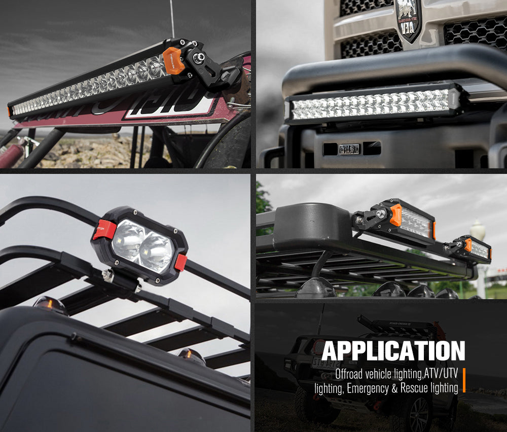 ไฟ LED Lightfox Vega Series 14" แถบไฟ LED 1Lux@265m IP68 4,735LM