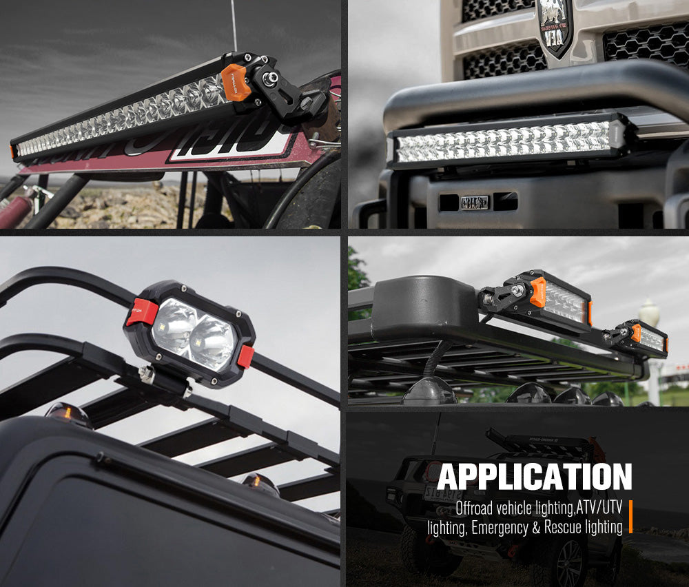 ไฟ LED Lightfox Vega Series 20" ความสว่าง 1 ลักซ์ ที่ระยะ 341 เมตร มาตรฐาน IP68 ความสว่าง 7,551 ลูเมน