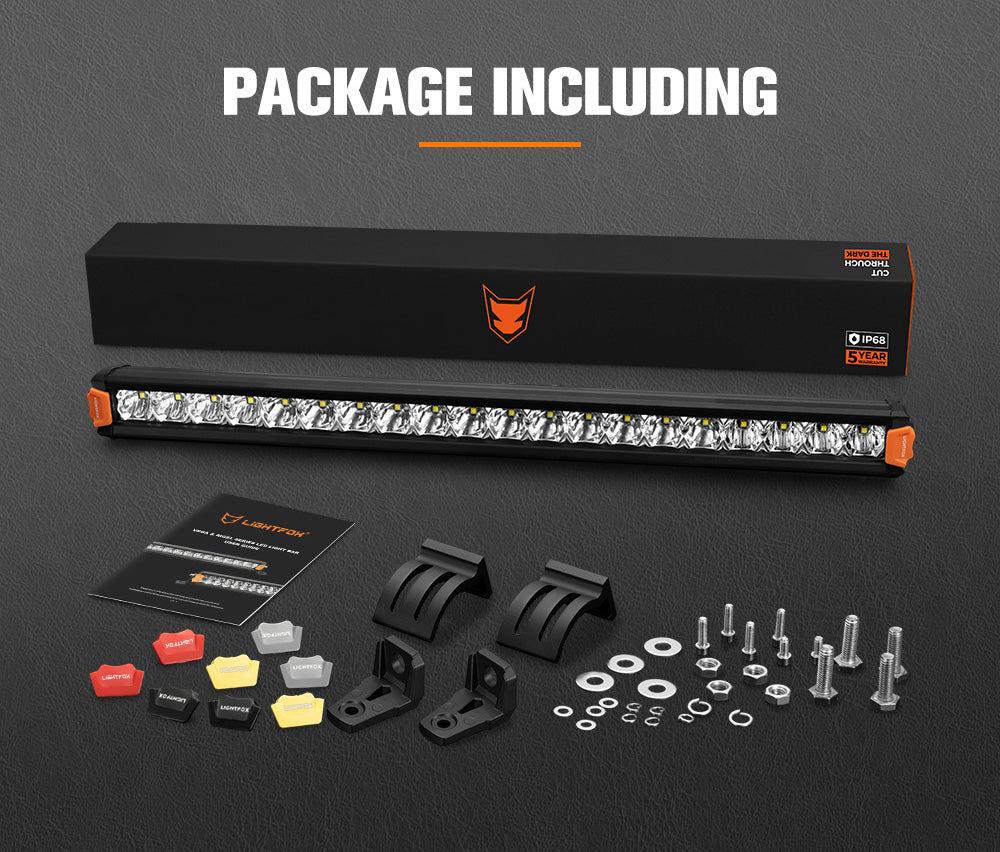 Lightfox Vega Series ไฟ LED ขนาด 20 นิ้ว 1Lux@453m IP68 12,580LM