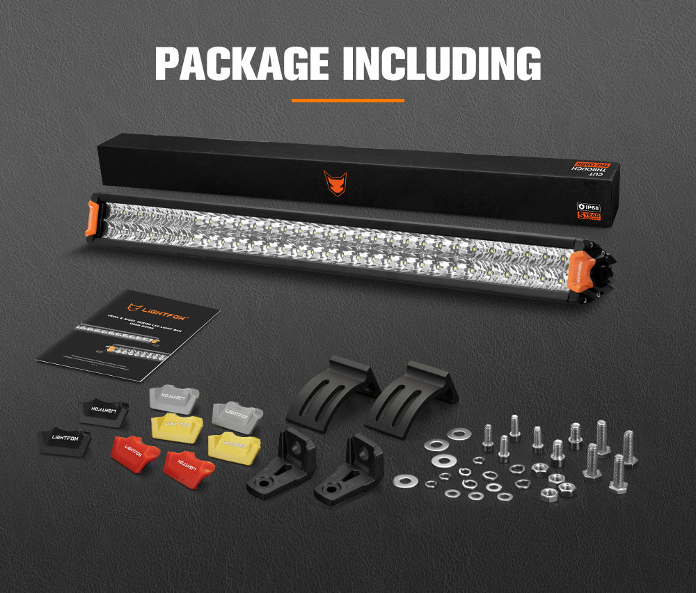 Lightfox Rigel Series ไฟ LED ขนาด 30 นิ้ว 1Lux@612m IP68 22,644LM