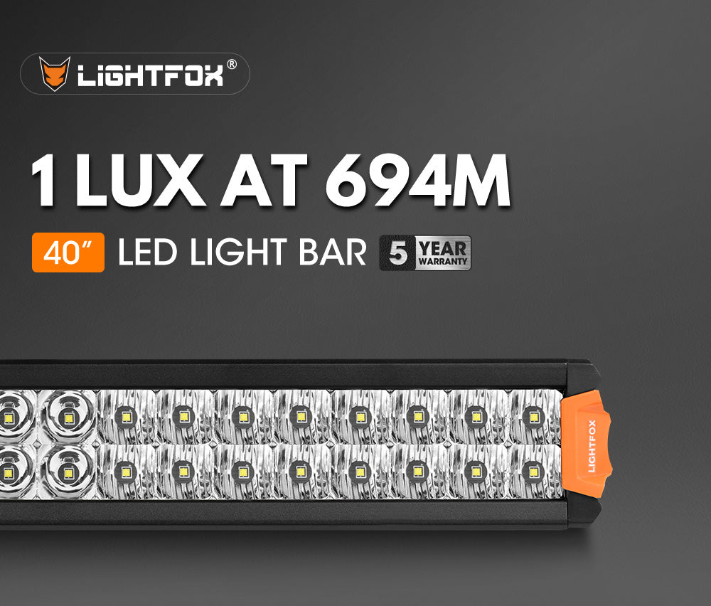 Lightfox Rigel Series ไฟ LED ขนาด 40 นิ้ว 1Lux@694m IP68 30,192LM