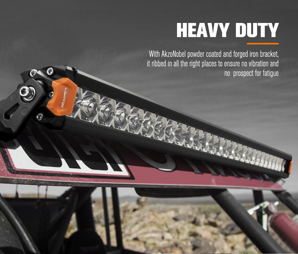 ไฟ LED Lightfox Vega Series 40" ความสว่าง 1 ลักซ์ ที่ระยะ 431 เมตร มาตรฐาน IP68 ความสว่างรวม 14,475 ลูเมน