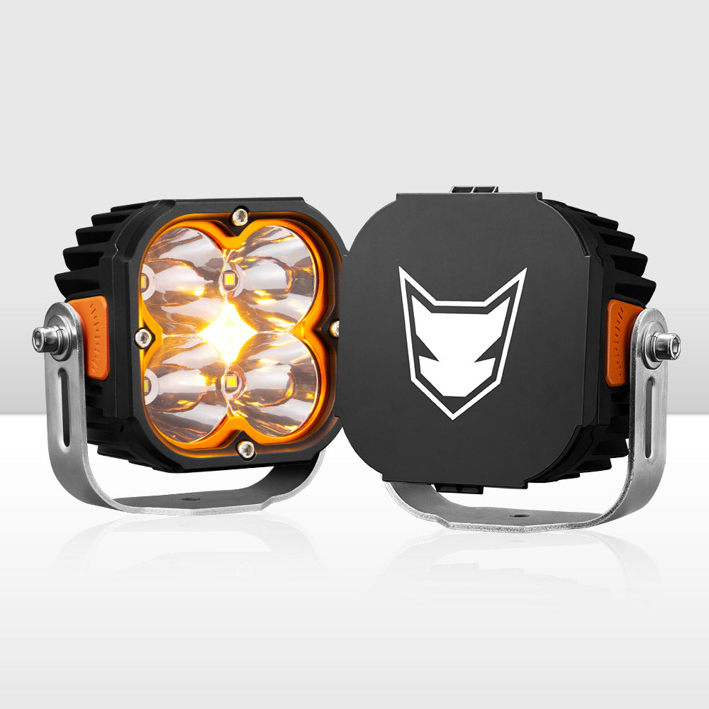ไฟ LED แบบฝัก Lightfox Cygnus 5 นิ้ว 1 คู่ ความสว่าง 1Lux@396m IP68 ความสว่าง 7,053LM
