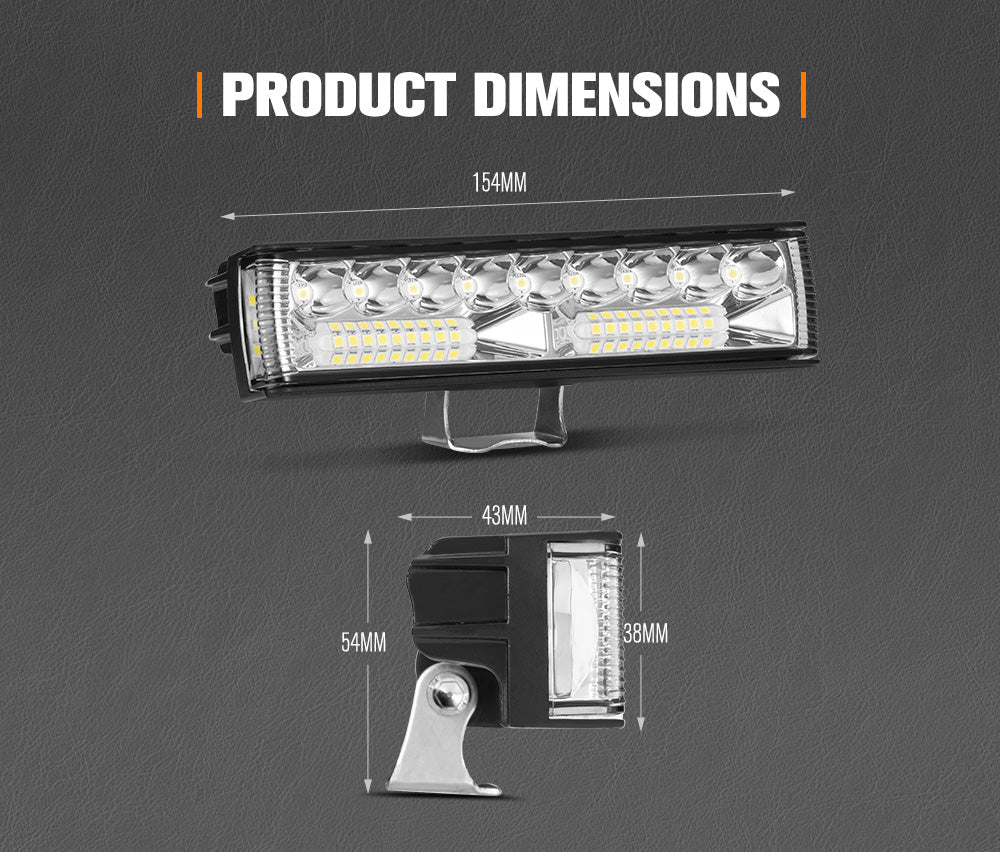 ไฟทำงาน LED Lightfox 6 นิ้ว 1Lux@300m IP68 10,098 ลูเมน