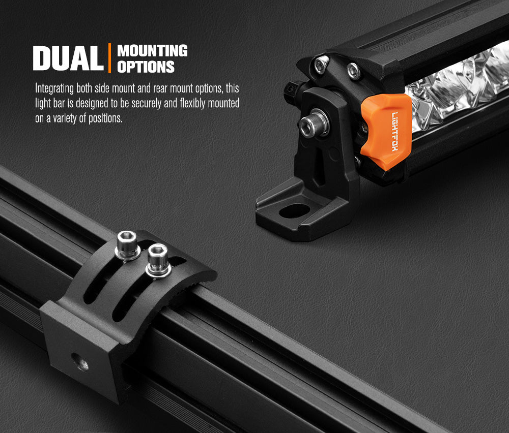 ไฟ LED Lightfox Vega Series ขนาด 8 นิ้ว ความสว่าง 1Lux@606m IP68 ความสว่าง 8,856LM