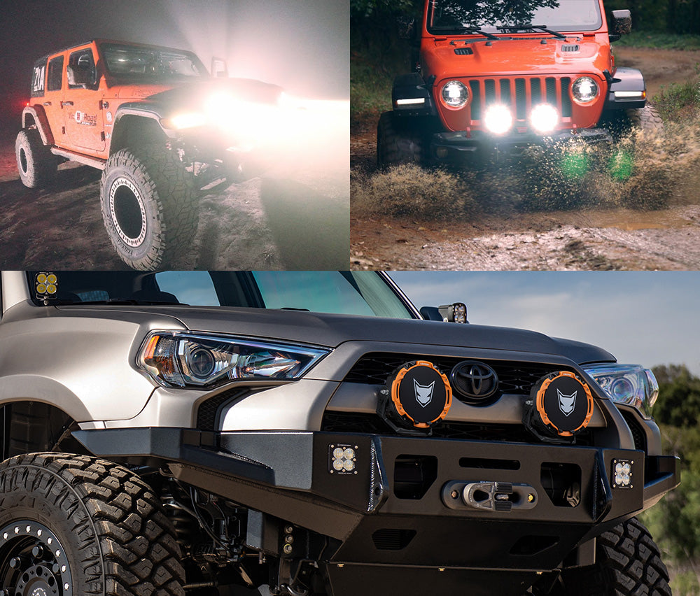 ไฟขับเคลื่อน LED Lightfox ขนาด 7 นิ้ว ความสว่าง 1 ลักซ์ ที่ระยะ 1,287 เมตร มาตรฐาน IP68 ความสว่าง 15,366 ลูเมนส์