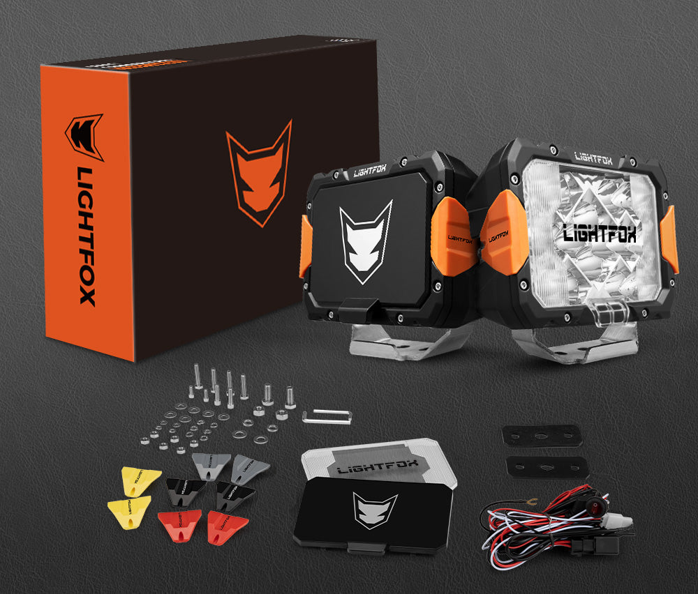 ไฟขับเคลื่อน LED Lightfox Pegasus 9 นิ้ว ความสว่าง 1 ลักซ์ ที่ระยะ 820 เมตร มาตรฐาน IP68 ความสว่าง 13,560 ลูเมน