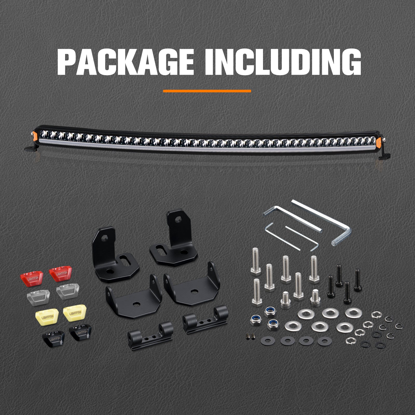 ไฟ LED Lightfox รุ่น 40 นิ้ว แสงโค้ง 1 Lux@735m มาตรฐาน IP68 ความสว่าง 18,700 LM