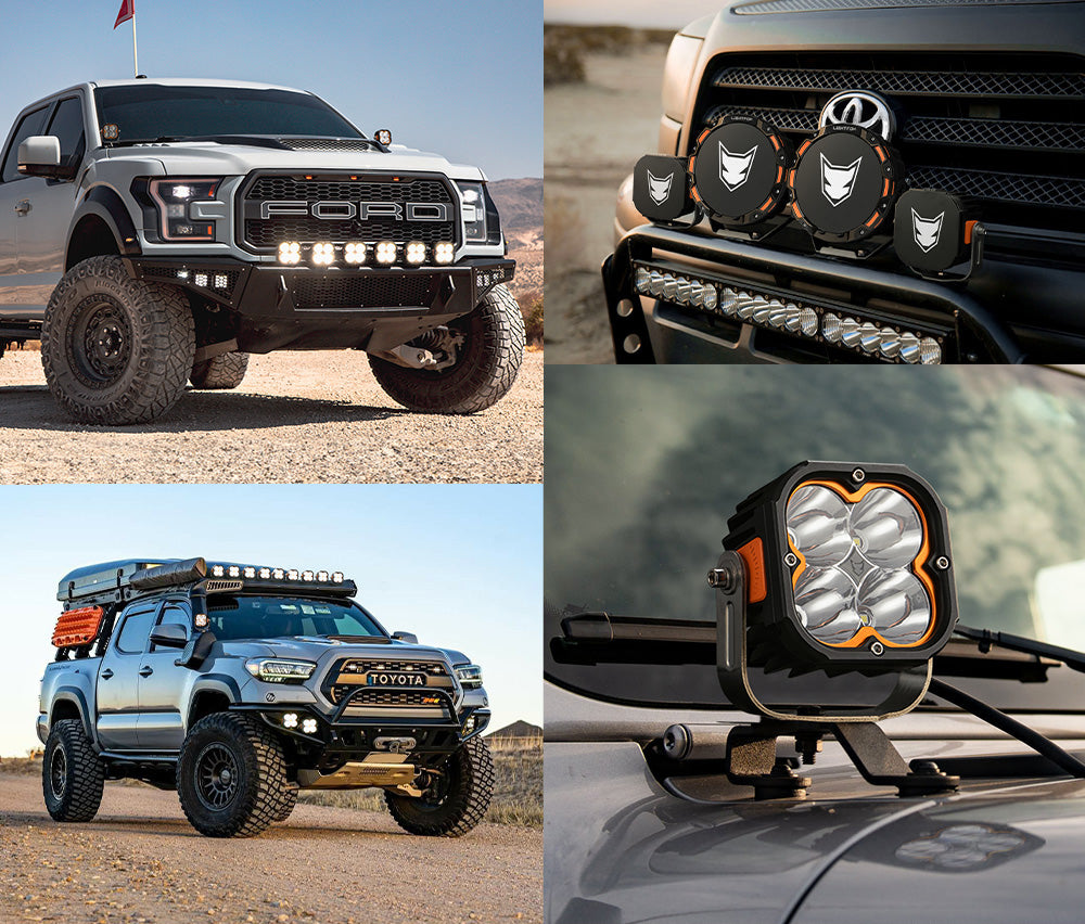 ไฟ LED Lightfox Cygnus 5" รุ่นคู่ 1Lux@651m IP68 14,106LM