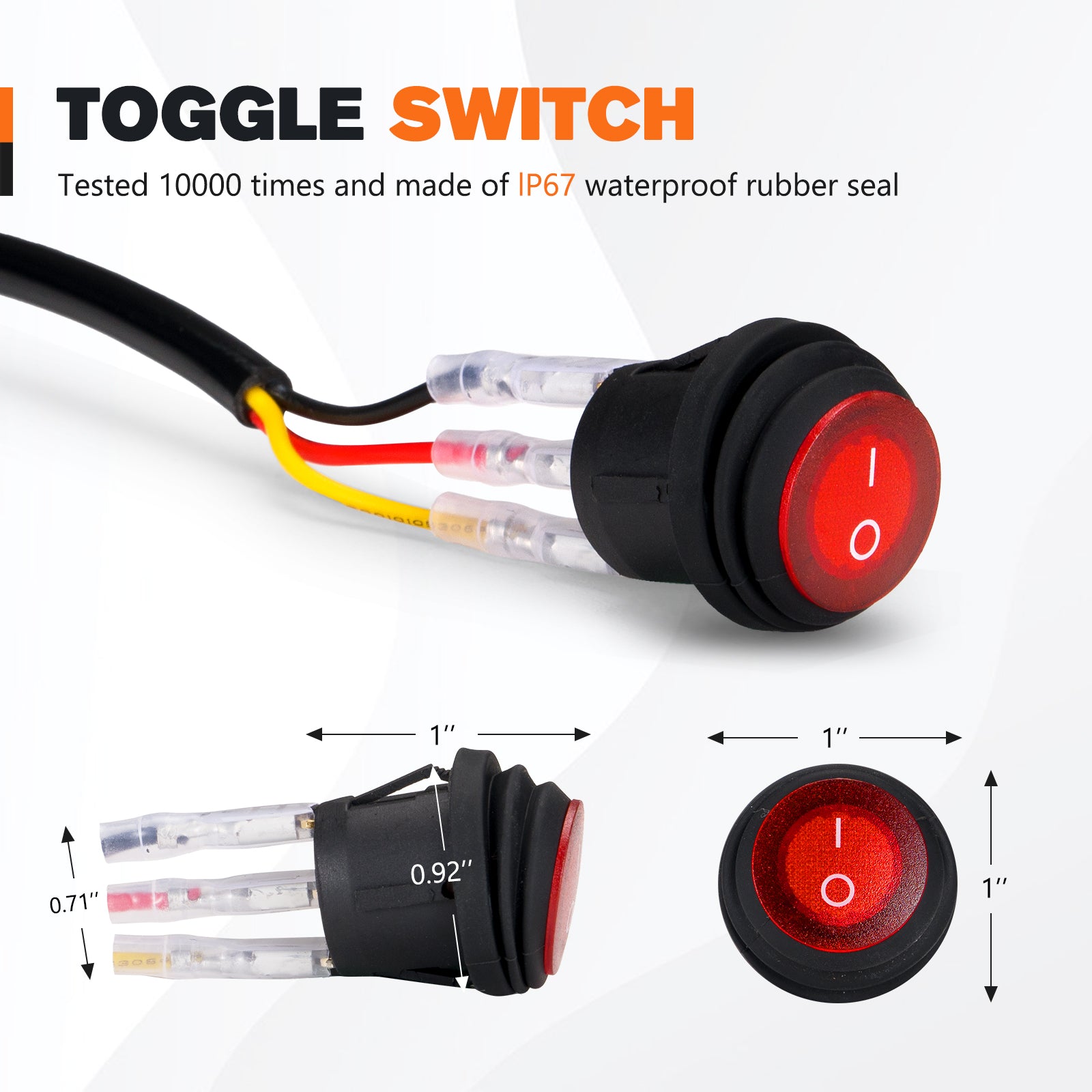 สายรัดสายไฟ Lightfox 12V 40A พร้อมขั้วต่อ DT 3 พิน รูปสามเหลี่ยม